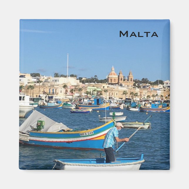 Malta Postcard Magnet (Vorne)