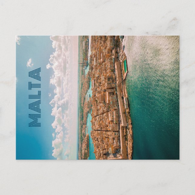 Malta Postkarte (Vorderseite)