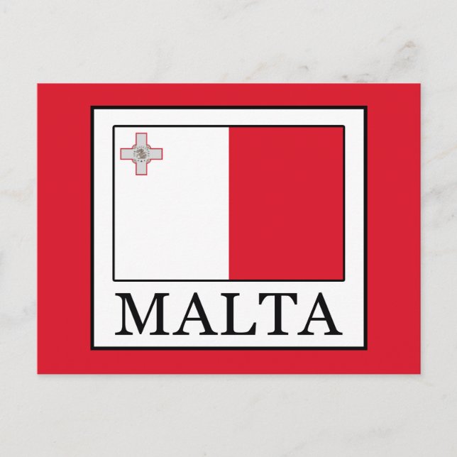 Malta Postkarte (Vorderseite)