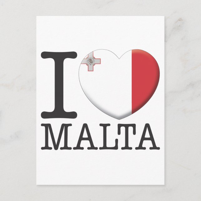 Malta Postkarte (Vorderseite)