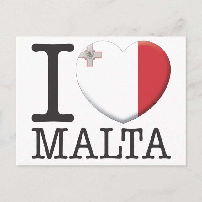 Malta Postkarte (Vorderseite)