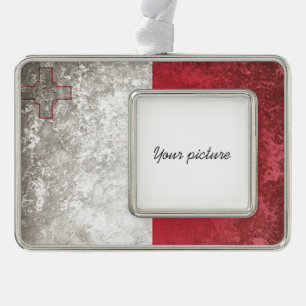 Malta Rahmen-Ornament Silber