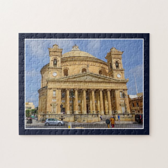 Malta Rotunde Mosta Römisch-katholische Basilika Puzzle (Horizontal)