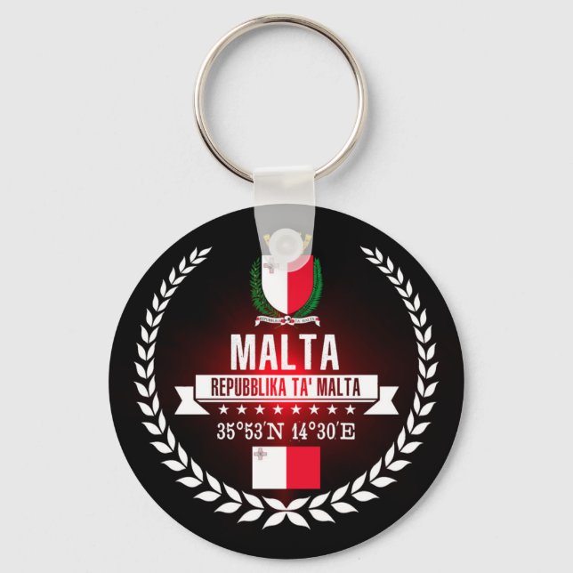 Malta Schlüsselanhänger (Vorderseite)