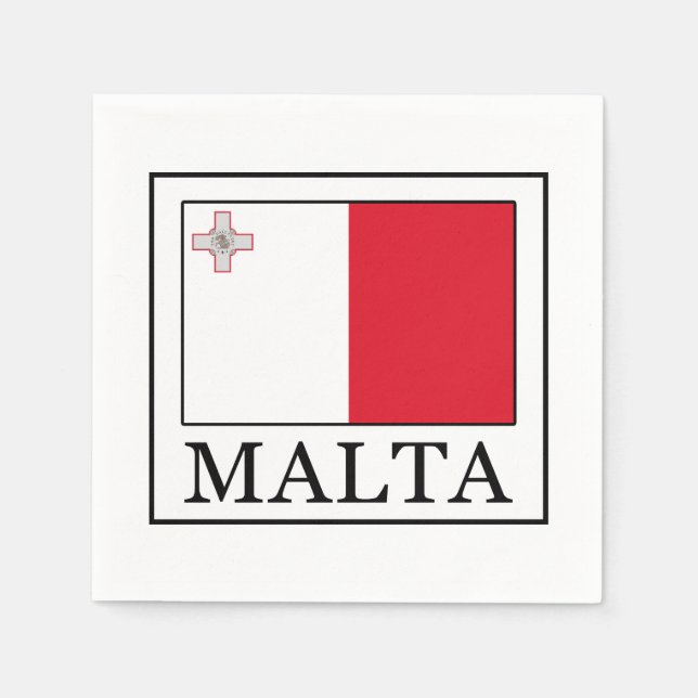 Malta Serviette (Vorderseite)