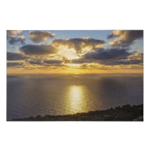 Malta Sonnenuntergang über dem Mittelmeer Paradies