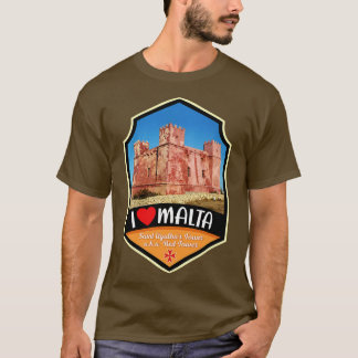 Malta St Agathas Tower T-Shirt