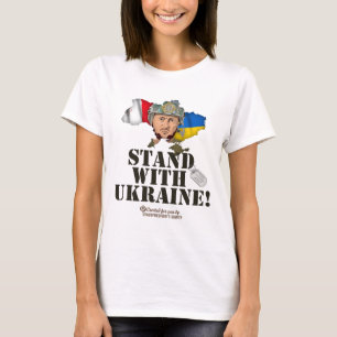Malta Stand With Ukraine Zelensky Hundeanhänger Fl T-Shirt