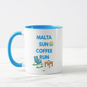 Malta Sun Coffee Run Tasse AMAR Prints