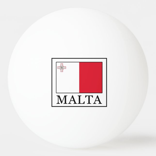 Malta Tischtennisball (Vorderseite)