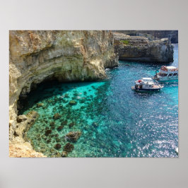Malta Turquoise Water of the Blue Lagoon Comino Poster