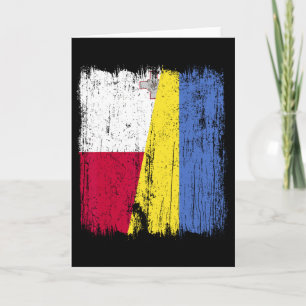 Malta Ukraine Halbflagge Maltesisches Ukrainisches Karte