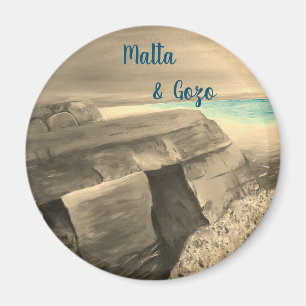 Malta und Gozo Souvenir Magnet
