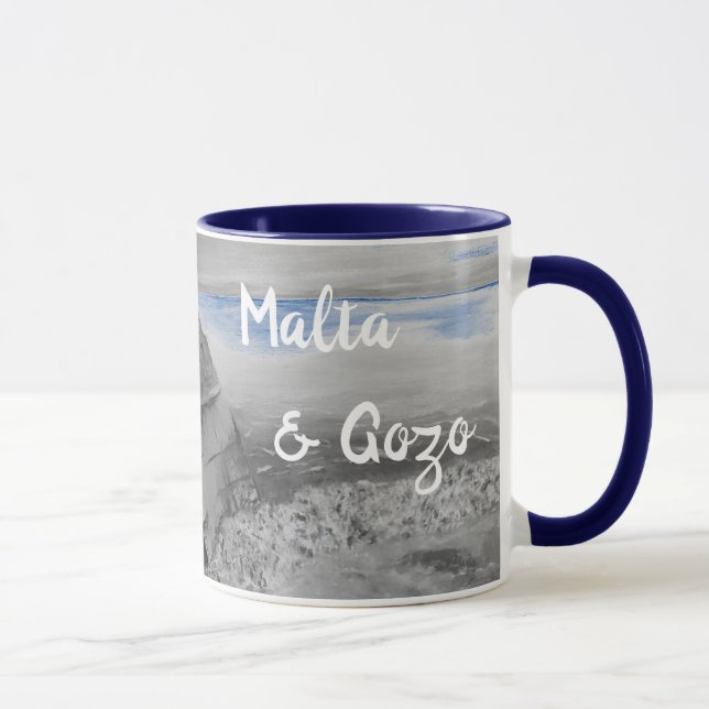 Malta und Gozo Souvenir Tasse (Rechts)