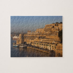Malta, Valletta, Hafenansicht von Lower Barrakka Puzzle