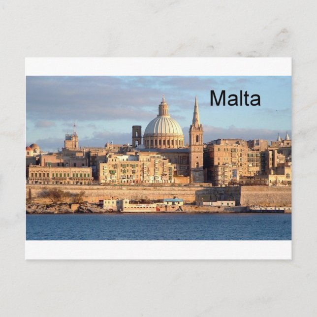 Malta Valletta (St.K.) Postkarte (Vorderseite)