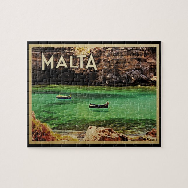 Malta Vintage Puzzle (Horizontal)