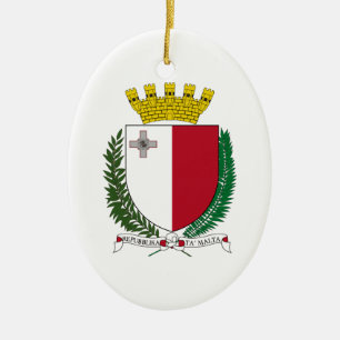 Malta-Wappen Keramikornament