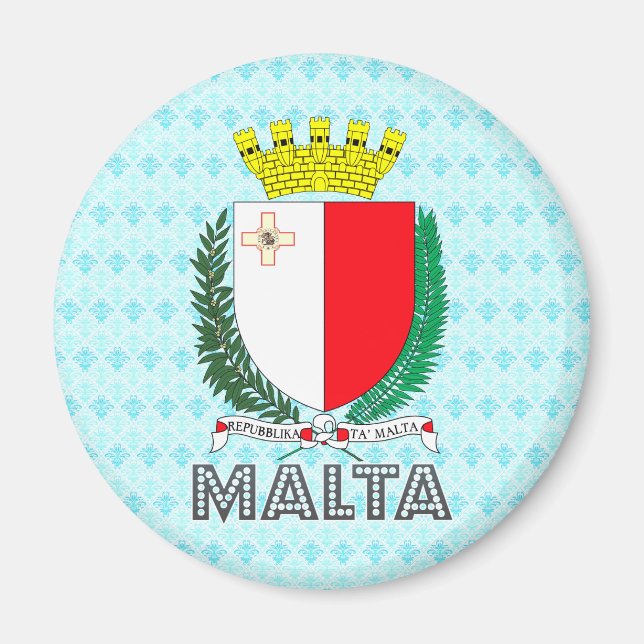 Malta-Wappen Magnet (Vorne)