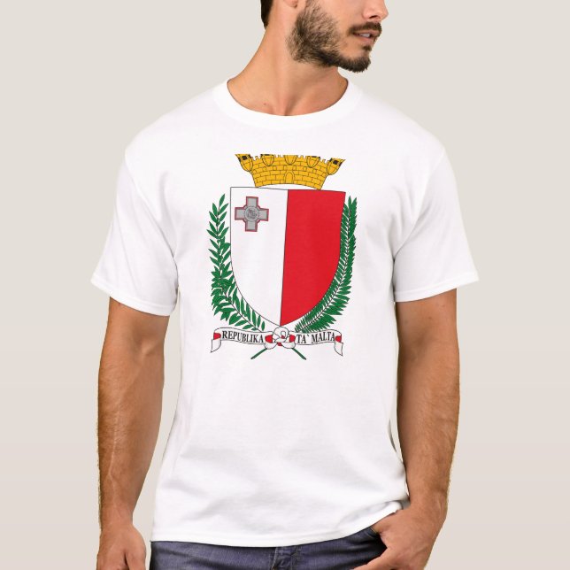 Malta-Wappen T - Shirt (Vorderseite)