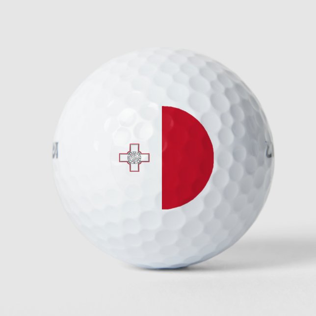 Maltaflagge Golfball (Vorderseite)