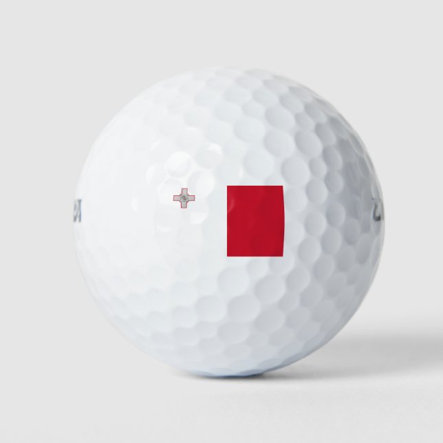 Maltaflagge Golfball (Vorderseite)