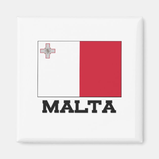 Maltaflagge Magnet (Vorne)
