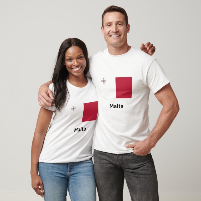 Maltaflagge T-Shirt (Unisex)