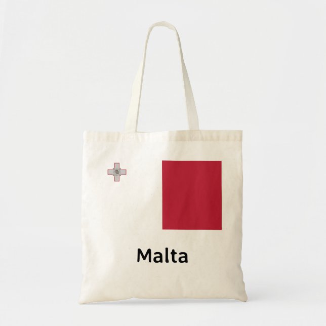Maltaflagge Tragetasche (Vorne)