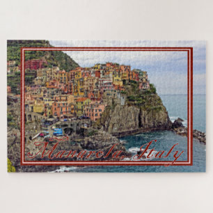 Malte Ansicht von Manarola, Italien - 20x30 Zoll Puzzle