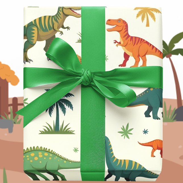 Malte Dinos Geschenkpapier (Von Creator hochgeladen)