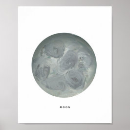 Malte Moon Art Print Poster