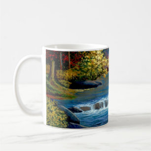 Malte mysteriöse Holz- und River-Coffee-Tasse Kaffeetasse