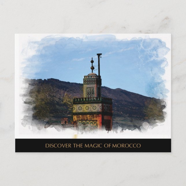 Malte Postkarte Marokkos (Vorderseite)
