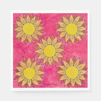 Malte Sonnenblumen Party Napkins Serviette