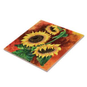 Malte Sonnenblumen Tile Fliese