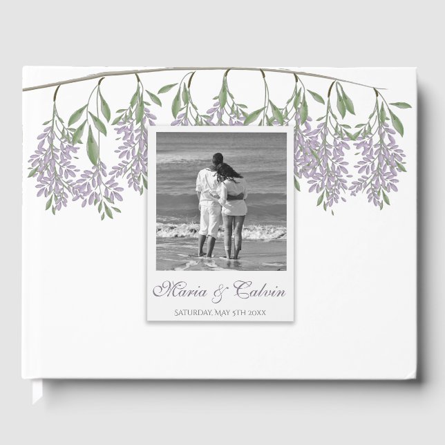 Malte Wisteria Wedding Gästebuch (Vorderseite)