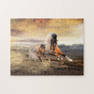 Malte Wüste Mustang Horse Puzzle