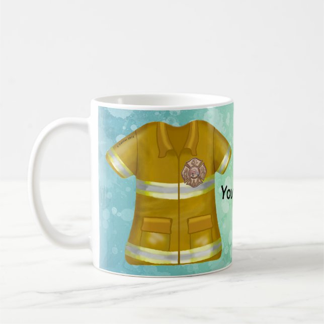 Maltese Cross  Firefighter   mug Kaffeetasse (Links)