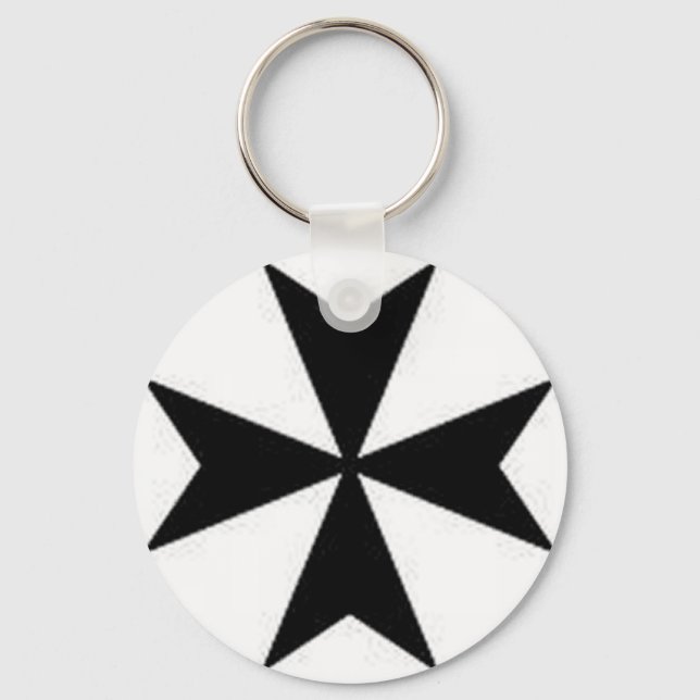 MALTESE CROSS SCHLÜSSELANHÄNGER (Vorderseite)