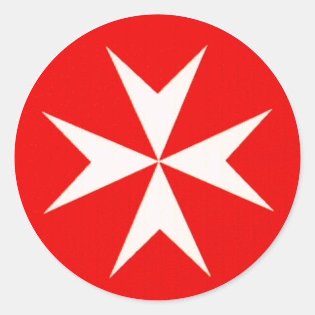 MALTESE CROSS STICKER (Vorderseite)