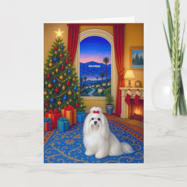 Maltese Holiday Card Feiertagskarte (Vorderseite)