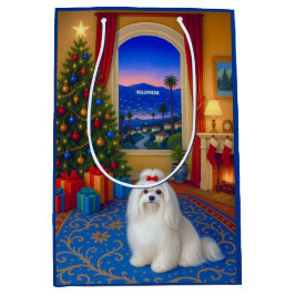 Maltese Holiday  Mittlere Geschenktüte