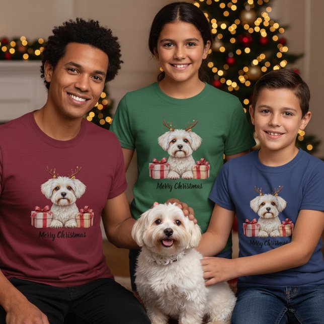 Maltese Reindeer T-Shirt (Von Creator hochgeladen)