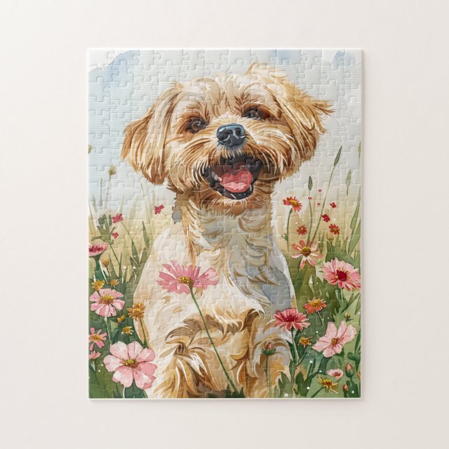 Maltese Watercolor Puzzle (Vertikal)