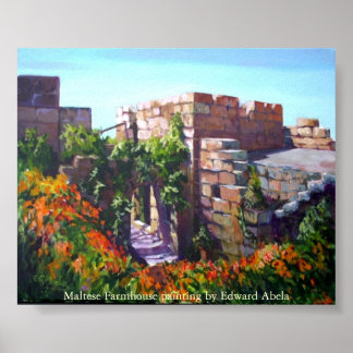 Malteser Bauernhof in St. Paul's Bay Poster