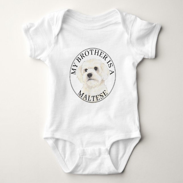 Malteser Big Brother Baby Strampler (Vorderseite)