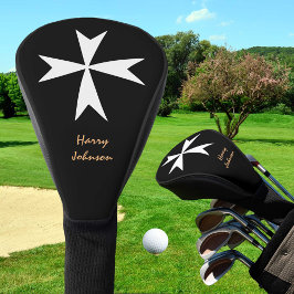 Malteser Cross & Malta Flagge Golf Covers Cross Cl Headcover