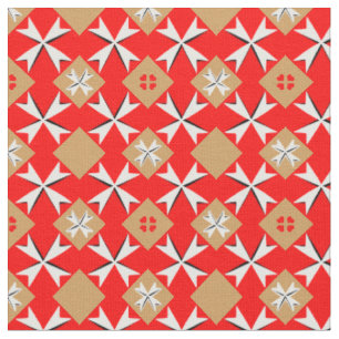 Malteser Cross- und Malta-Flagge Trendy Fabric / M Stoff