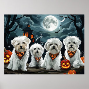 Malteser Halloween Spooky Poster
